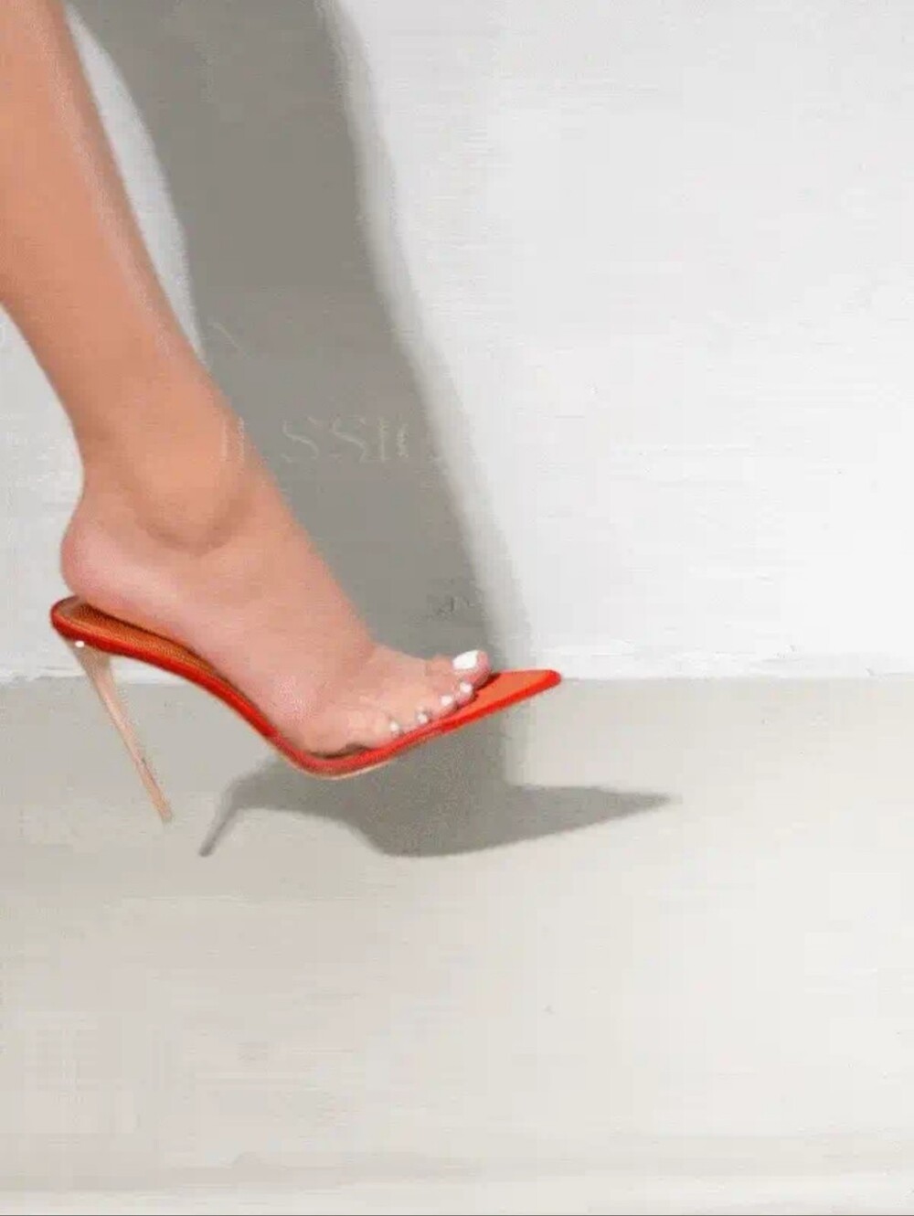 JESSICA RICH Racy Mules In Red Sandals Size EU 37  U.S. 7